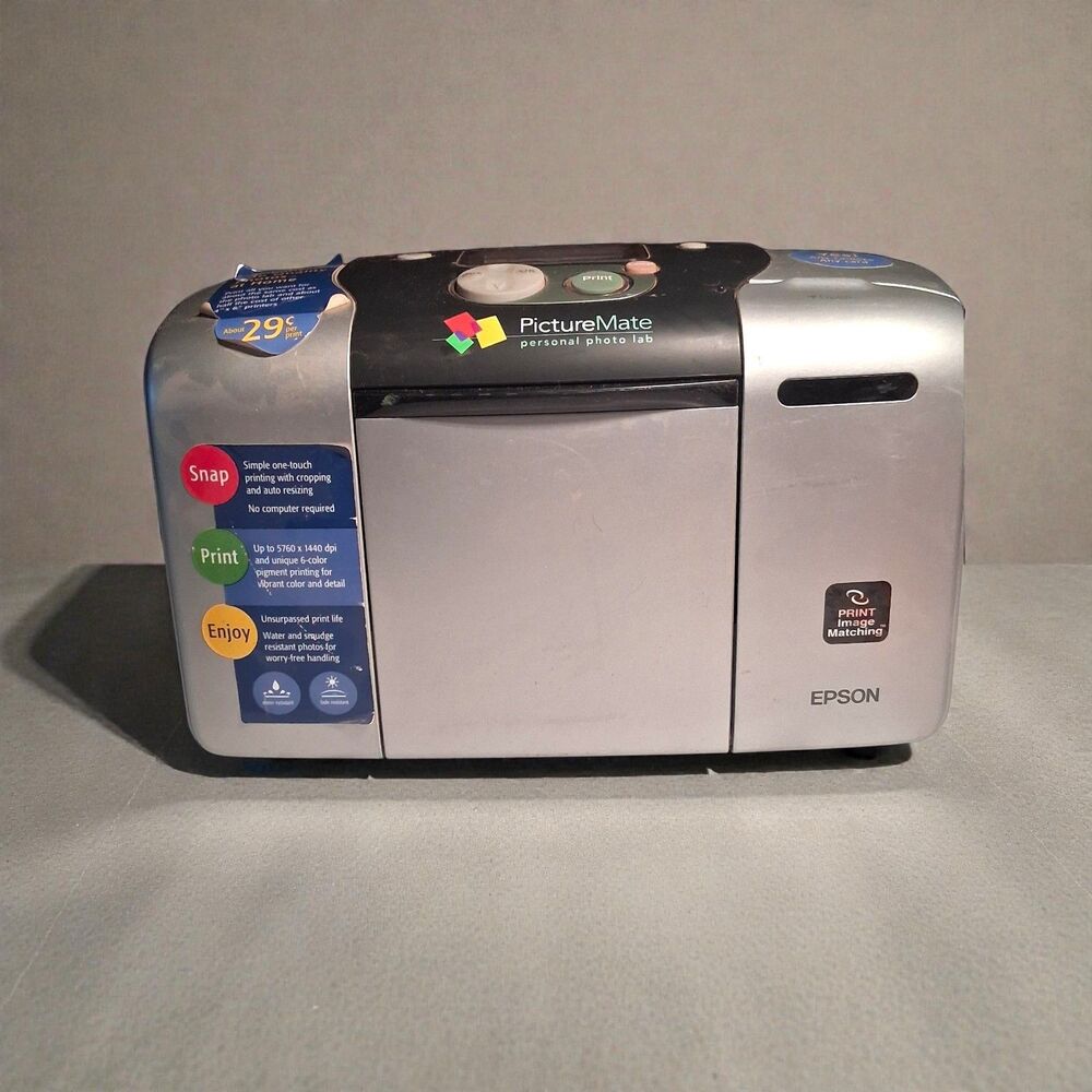 Epson PictureMate Personal Photo Lab Compact Photo Printer – Standalone Photo...